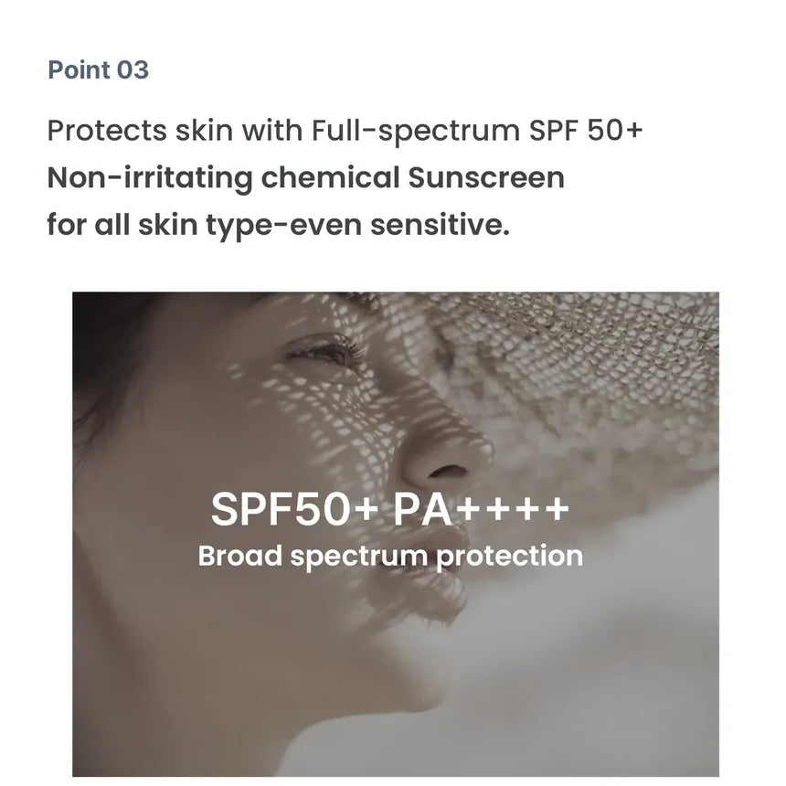 Protector solar acuoso hidratante con ácido hialurónico y moringa de Heimish, 50 ml