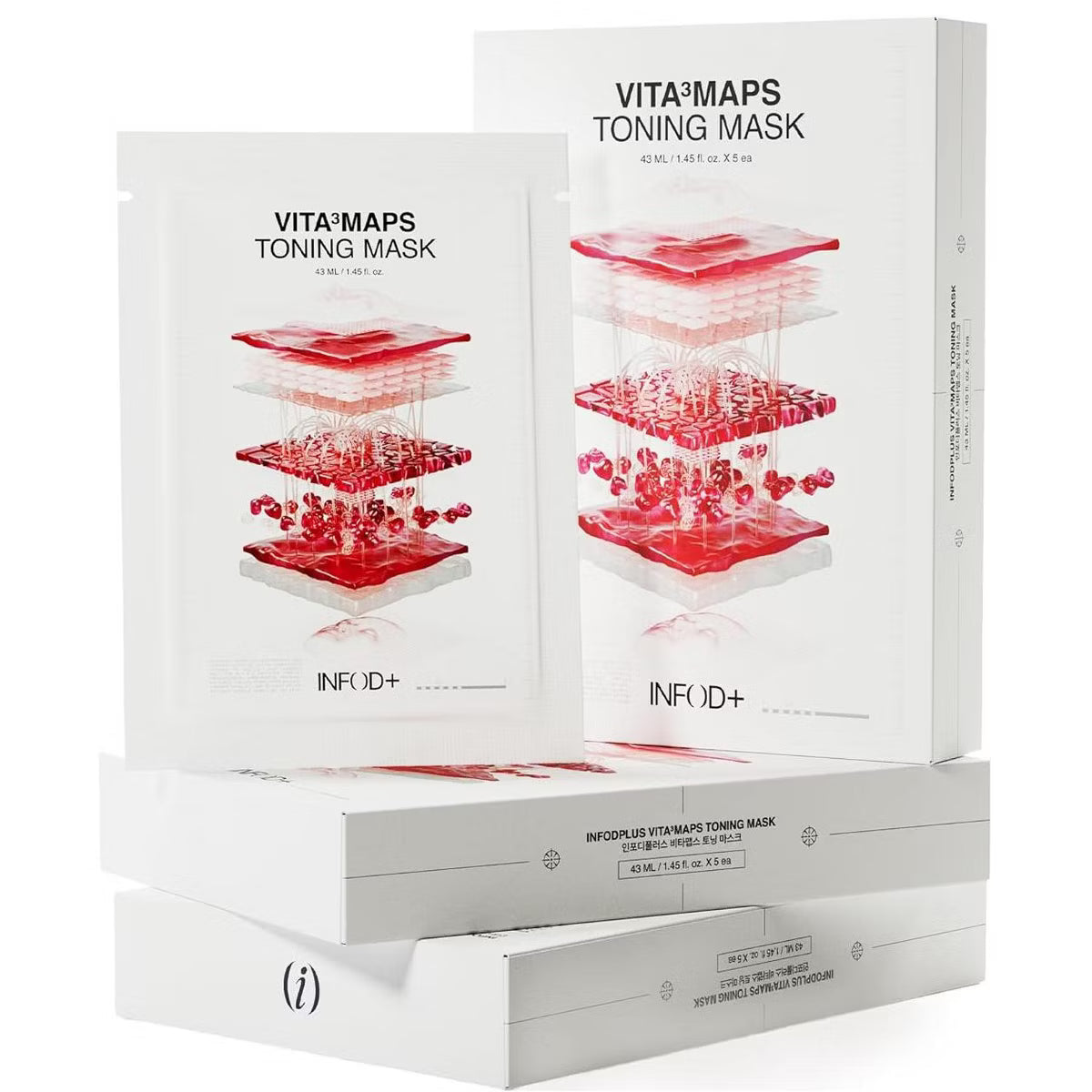 MASCARILLA TONIFICANTE VITAMAPS INFODPLUS (5 UDS.)